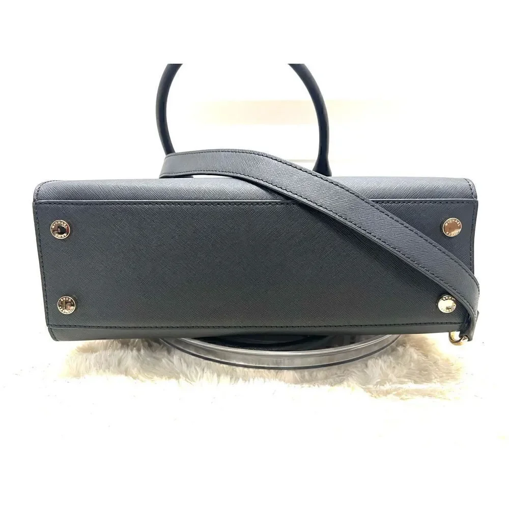 🔥🎁NWT! Michael Kors HAMILTON East West Satchel Handbag Black Msrp:298.00